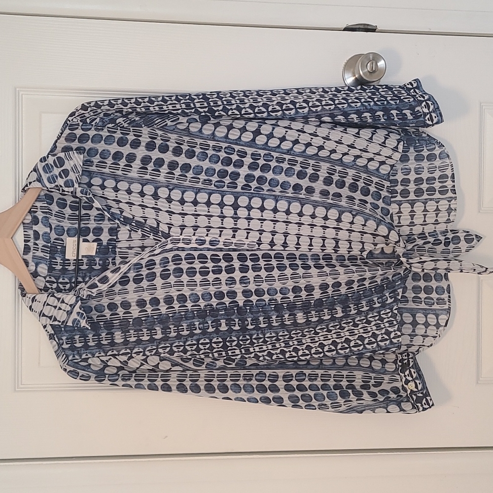 Chico's, Size 2, Sheer, Long Sleeve